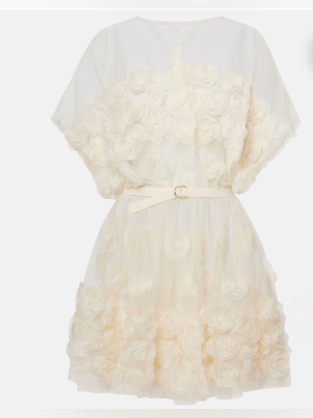 Norma Kamali Belted Tulle Mini Dress | Rare Sold-Out Style